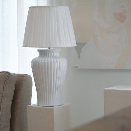 Hallbergs Belysning Dahlia Lampfot H50cm, Vit - Azalea Home