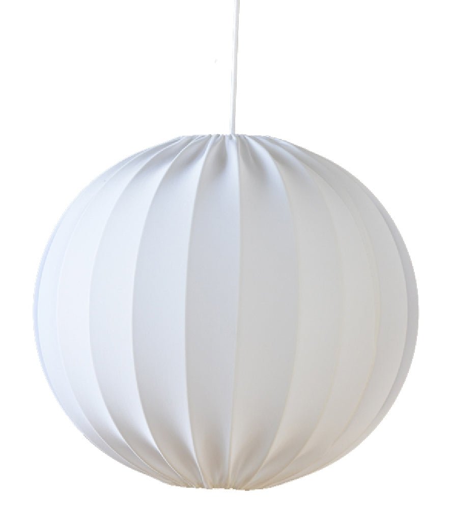 Hallbergs Belysning GLOB Lampskärm 40cm, Vit - Azalea Home