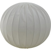 Hallbergs Belysning GLOB Lampskärm 50cm, Linne vit - Azalea Home