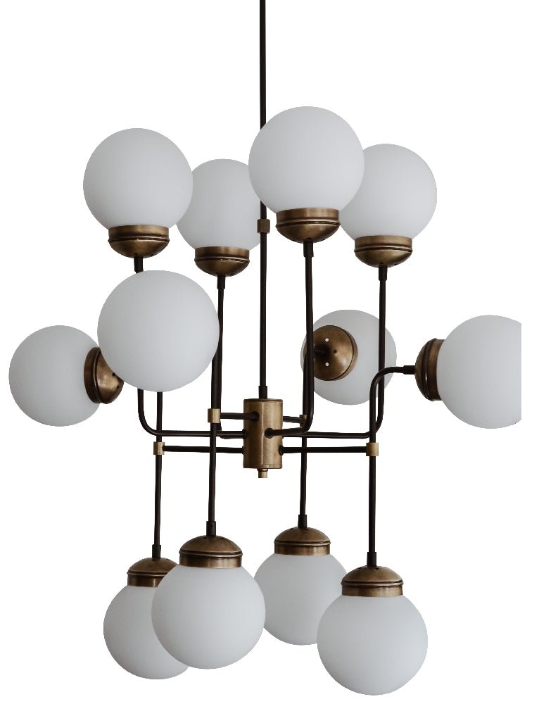 Hallbergs Belysning Hydro 12 Taklampa 84cm, Opal - Azalea Home