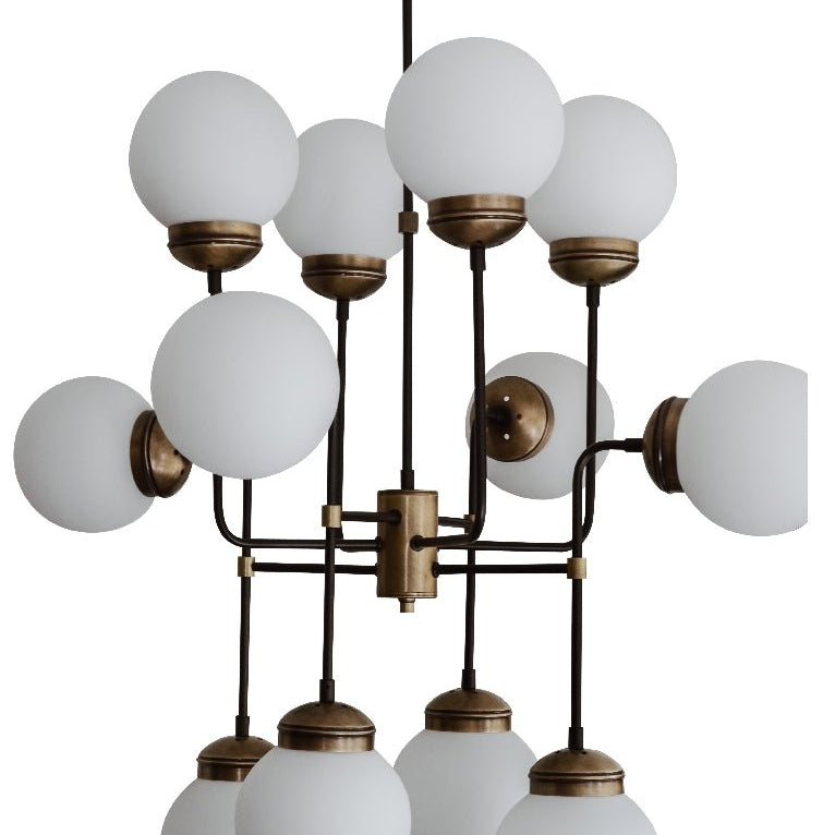 Hallbergs Belysning Hydro 12 Taklampa 84cm, Opal - Azalea Home
