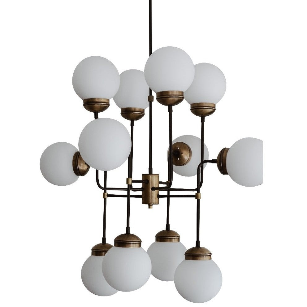 Hallbergs Belysning Hydro 12 Taklampa 84cm, Opal - Azalea Home