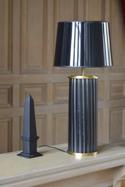 Hallbergs Belysning Legacy Lampfot H56cm, Svart - Azalea Home