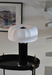 Hallbergs Belysning MUSCHROOM Lampskärm 50cm, Vit - Azalea Home