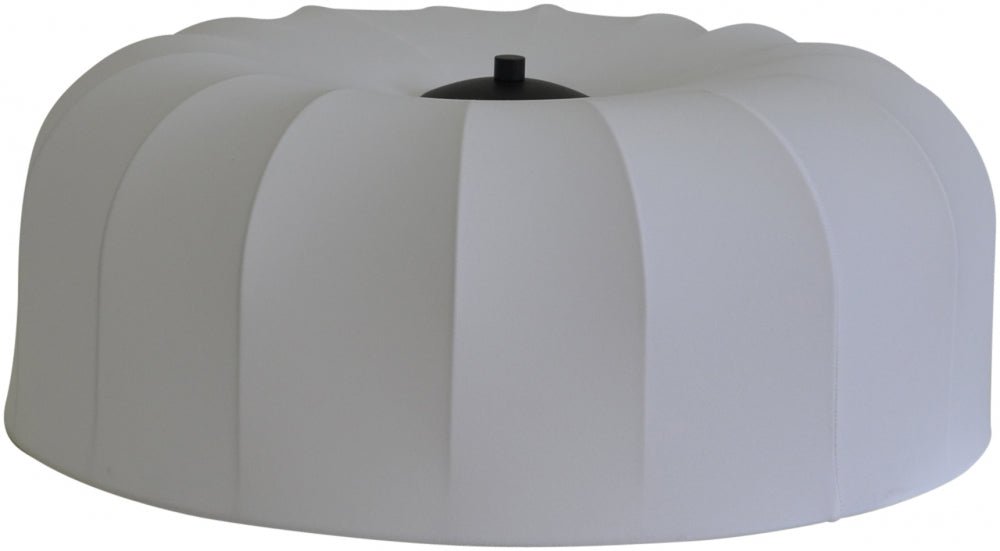 Hallbergs Belysning MUSCHROOM Lampskärm 50cm, Vit - Azalea Home