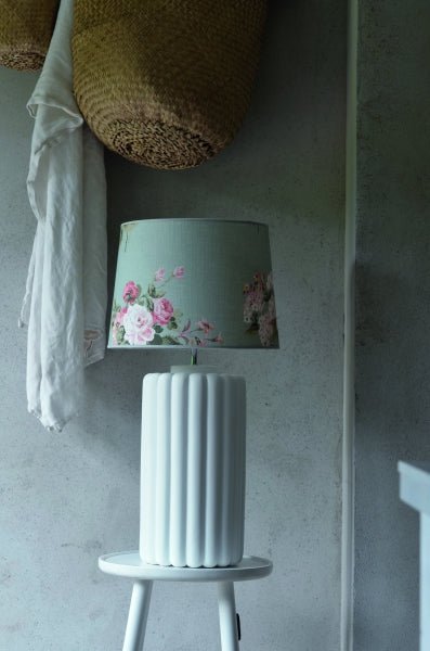Hallbergs Belysning Odessa Lampfot H49cm, Vit - Azalea Home
