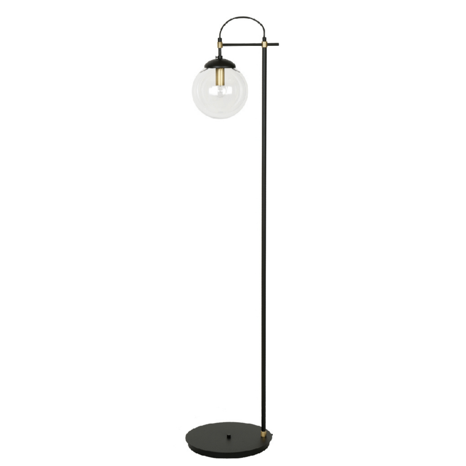 Hallbergs Belysning Perla Golvlampa H155cm, Mässing - Azalea Home