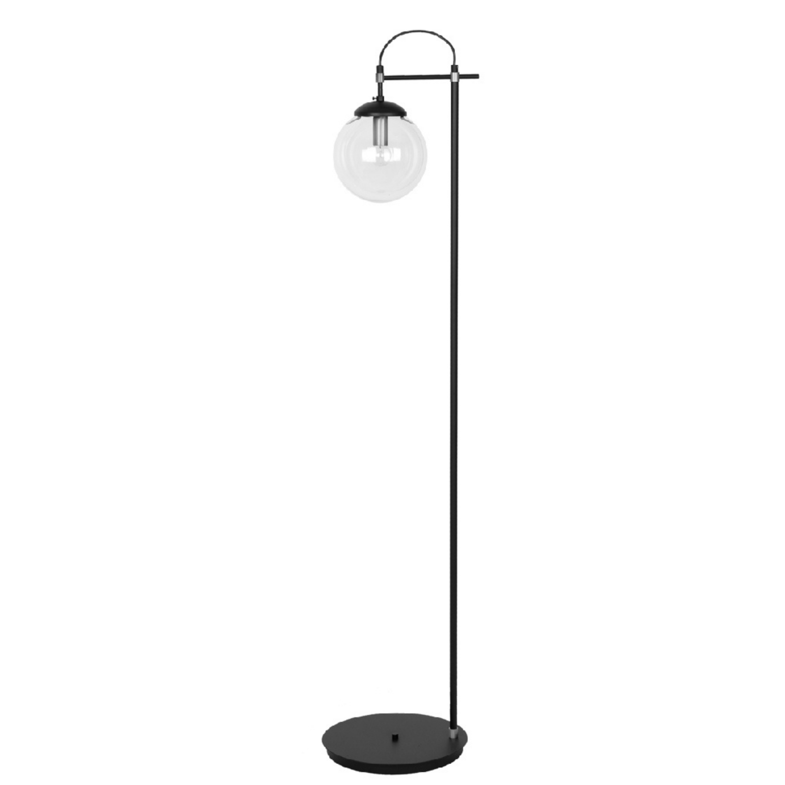 Hallbergs Belysning Perla Golvlampa H155cm, Silver - Azalea Home