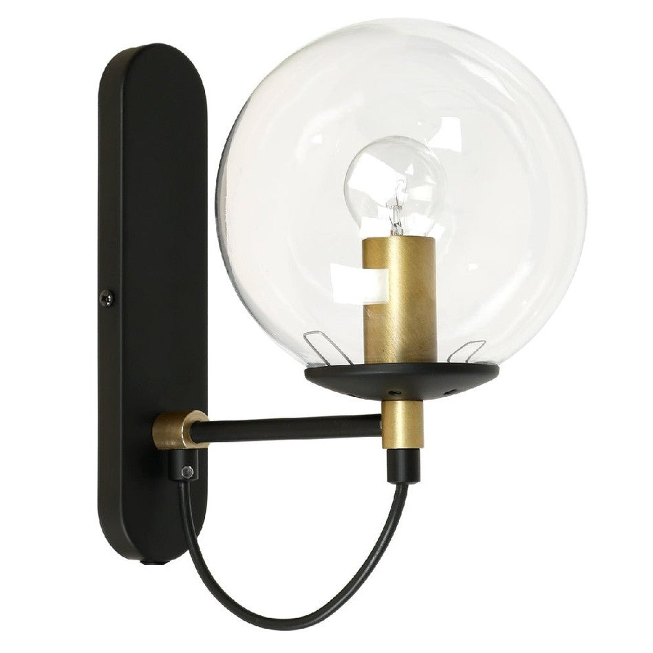 Hallbergs Belysning Perla Vägglampa, Mässing - Azalea Home