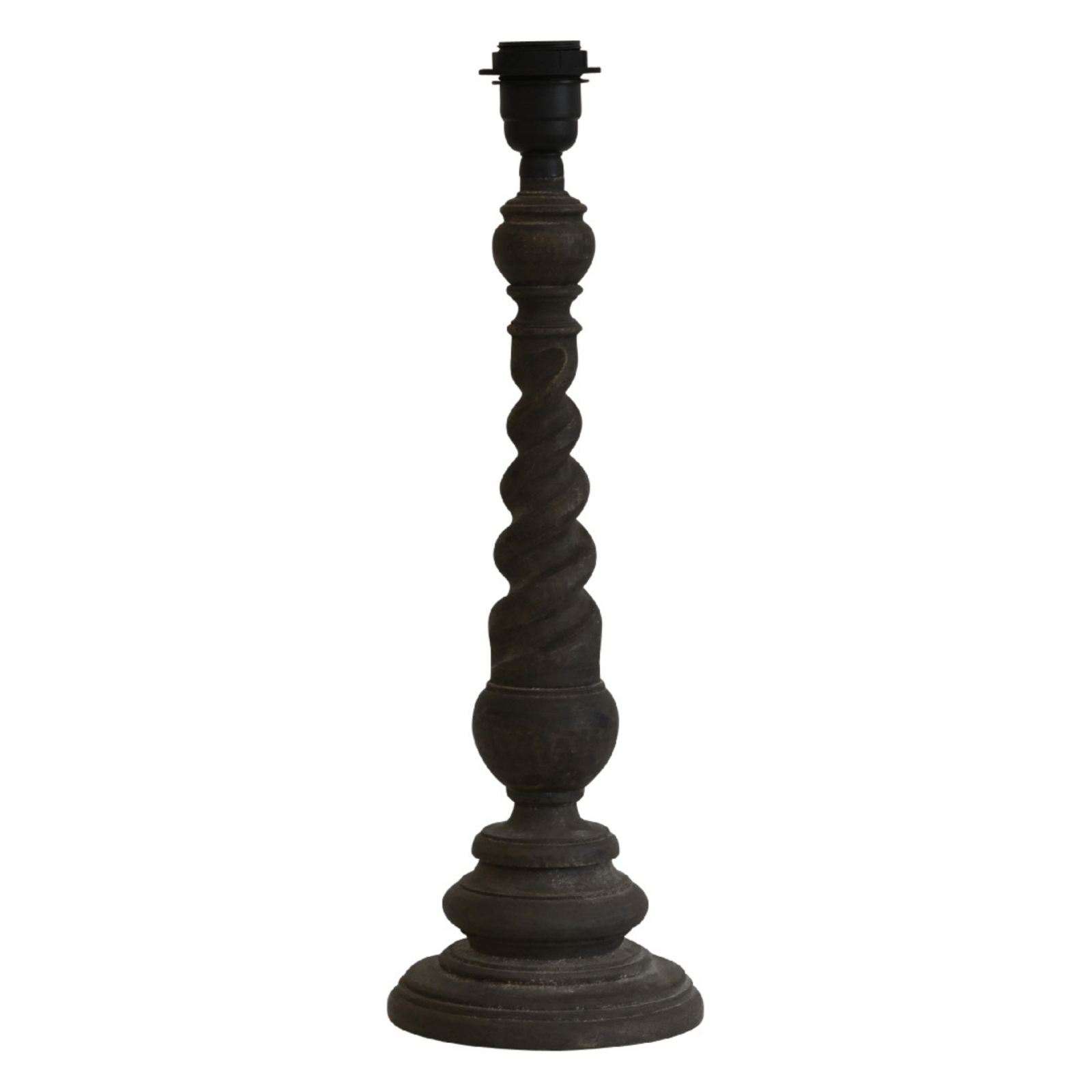 Hallbergs Belysning Riva Lampfot H46cm, Brun - Azalea Home