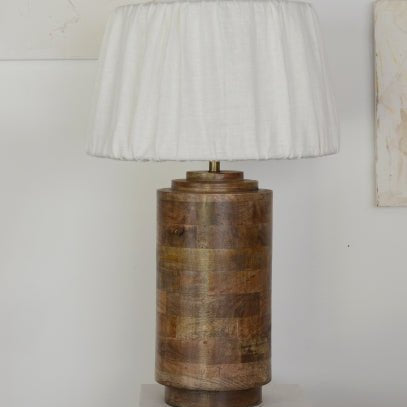 Hallbergs Belysning Sabina Lampskärm 30cm, Vit - Azalea Home