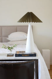 Hallbergs Belysning Sabina Lampskärm 50cm, Olivgrön - Azalea Home