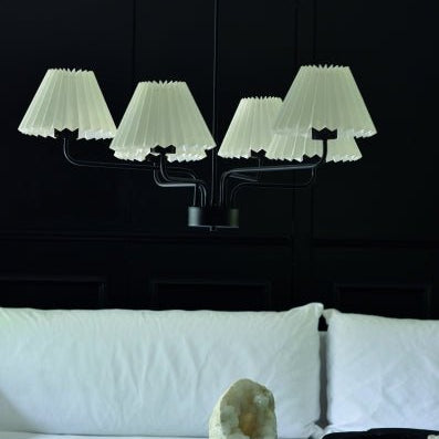 Hallbergs Belysning Serena 6 Taklampa, Svart - Azalea Home