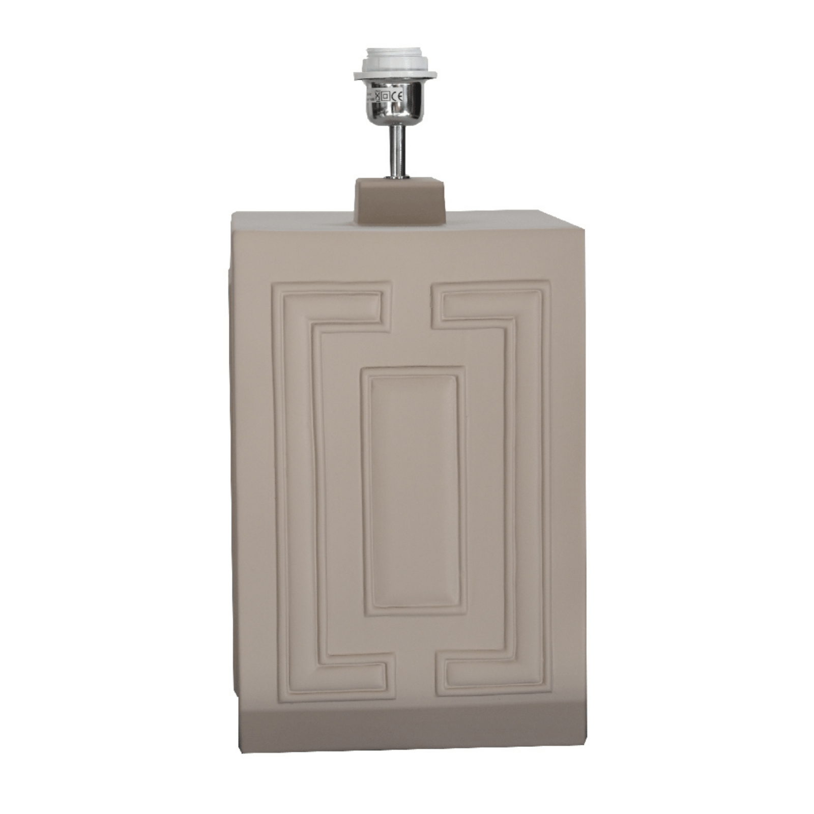 Hallbergs Belysning Stucco Lampfot H48cm, Griege - Azalea Home