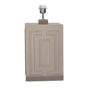 Hallbergs Belysning Stucco Lampfot H48cm, Griege - Azalea Home
