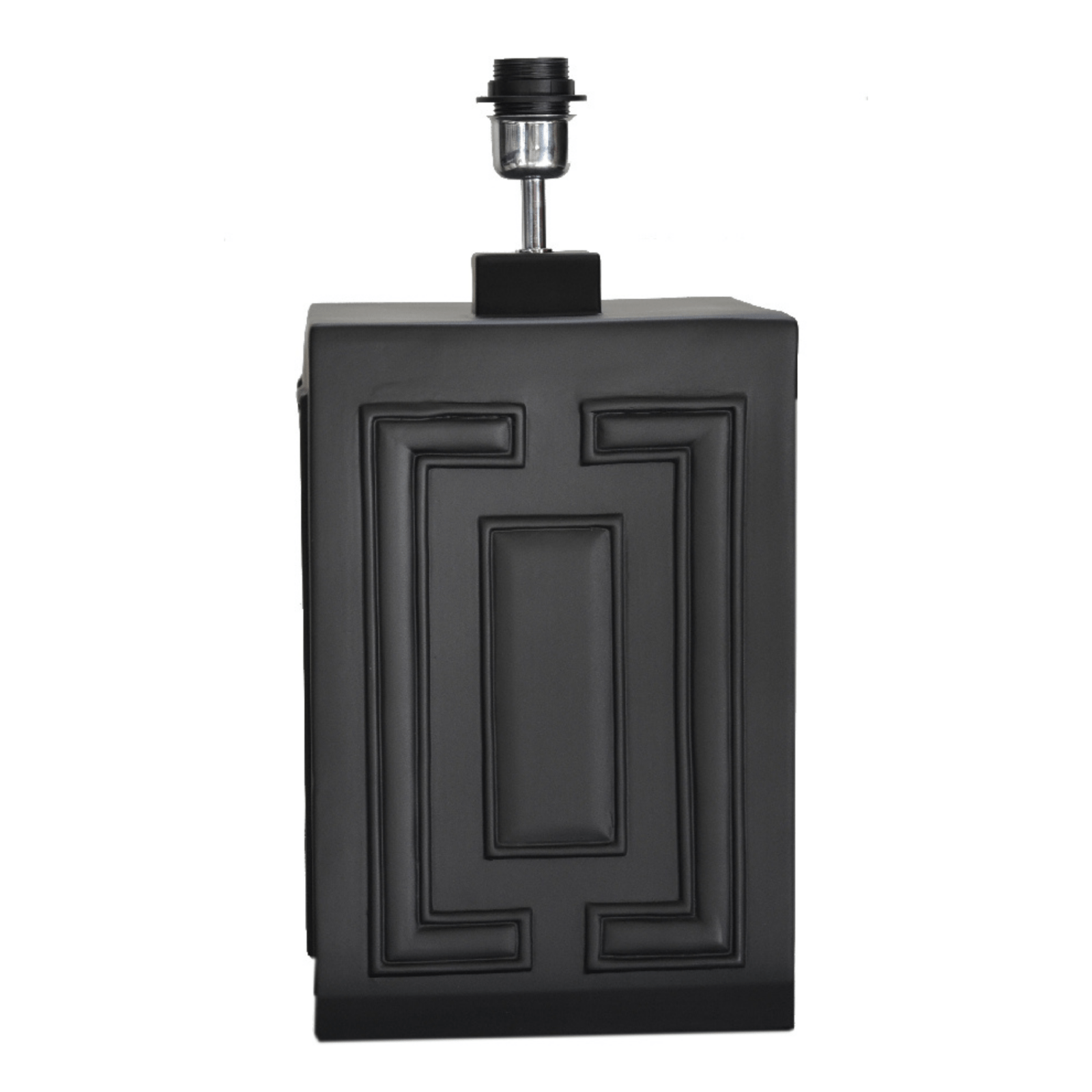 Hallbergs Belysning Stucco Lampfot H48cm, Svart - Azalea Home