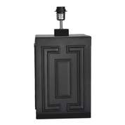 Hallbergs Belysning Stucco Lampfot H48cm, Svart - Azalea Home