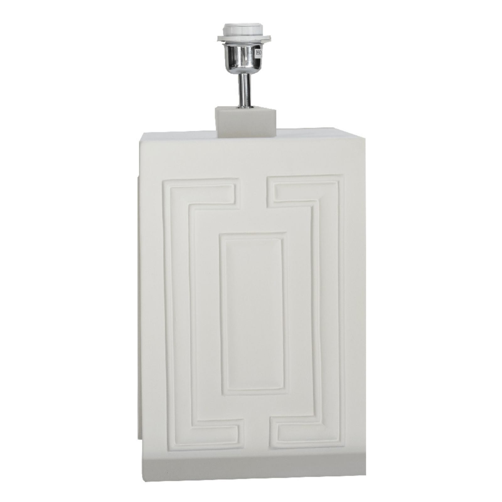 Hallbergs Belysning Stucco Lampfot H48cm, Vit - Azalea Home