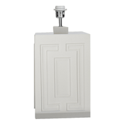 Hallbergs Belysning Stucco Lampfot H48cm, Vit - Azalea Home