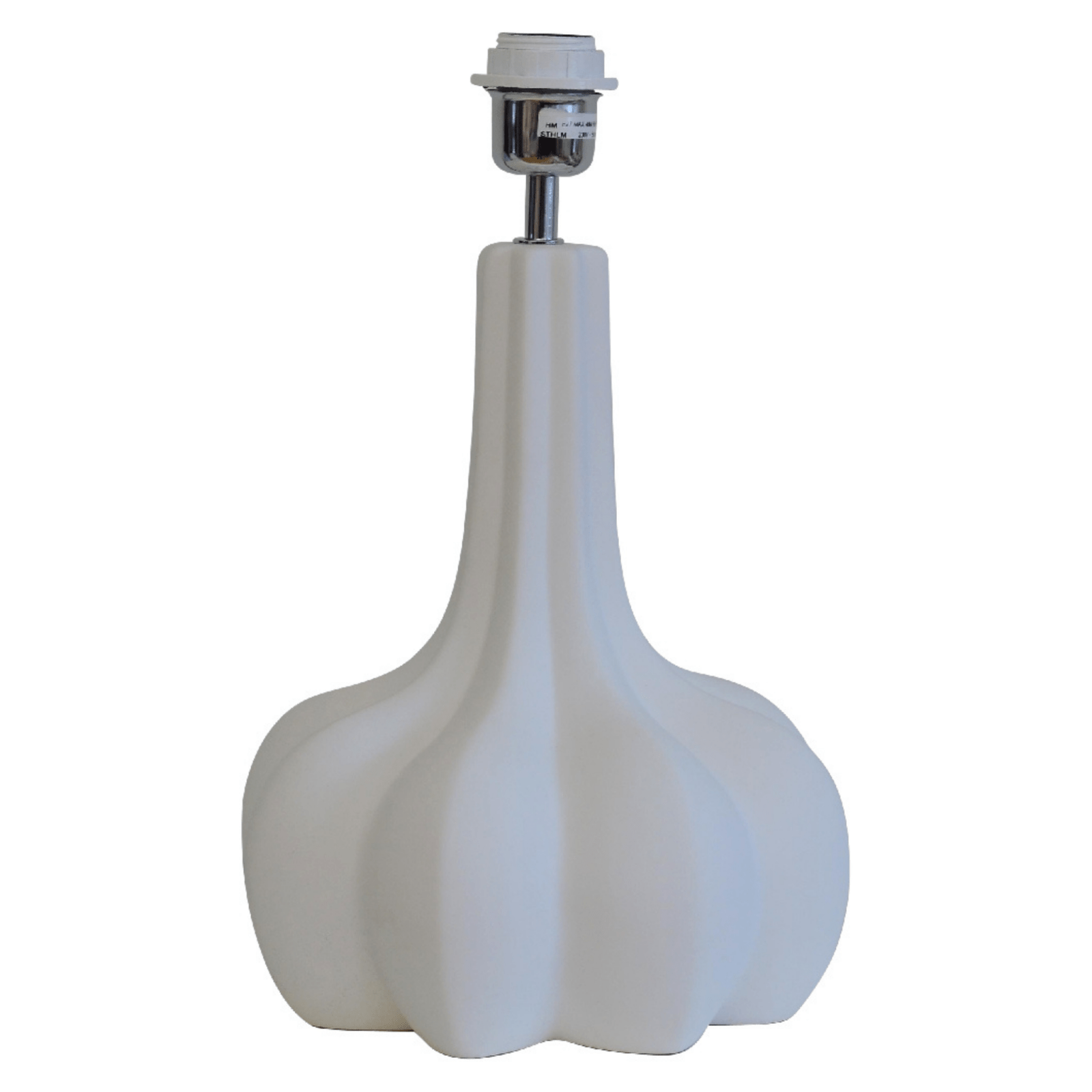 Hallbergs Belysning Sunflower Lampfot 25cm, Vit - Azalea Home
