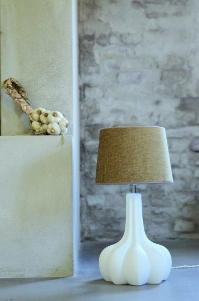 Hallbergs Belysning Sunflower Lampfot 25cm, Vit - Azalea Home