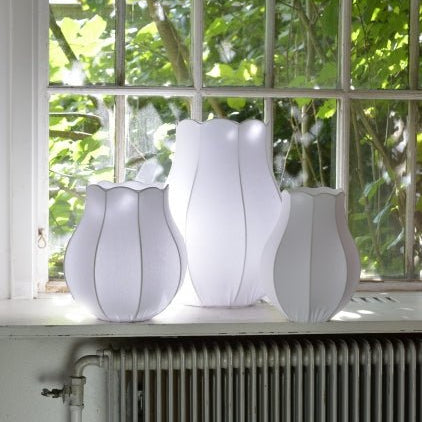 Hallbergs Belysning TULIP Lampskärm 30cm, Vit - Azalea Home