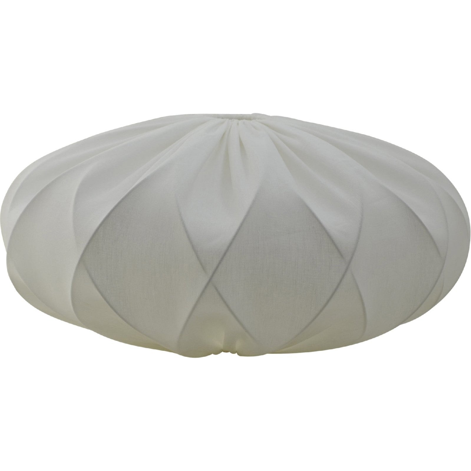 Hallbergs Belysning TWISTER ELIPS Lampskärm 50cm, Linne vit - Azalea Home