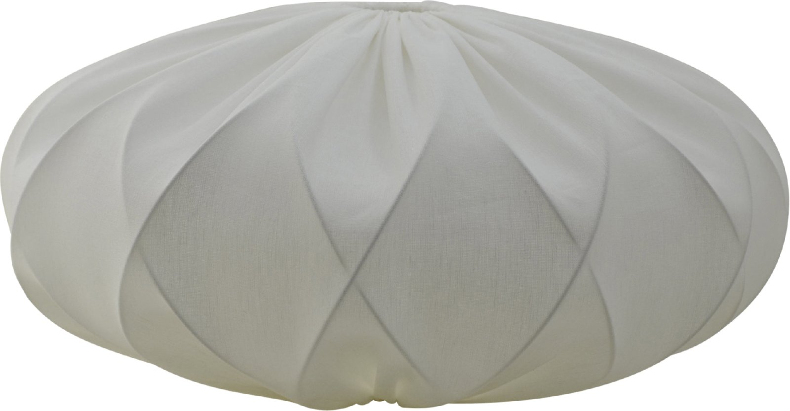 Hallbergs Belysning TWISTER ELIPS Lampskärm 50cm, Linne vit - Azalea Home