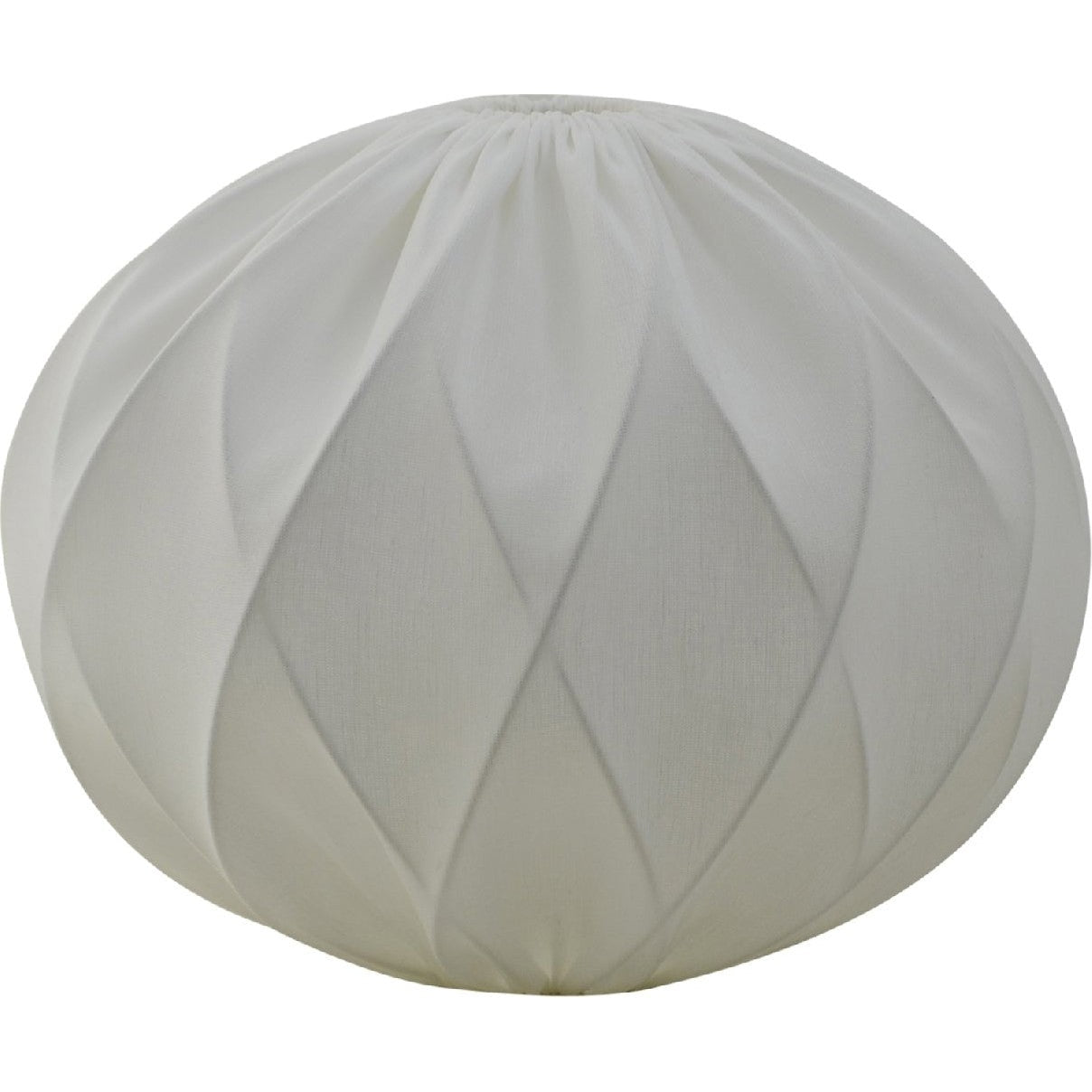 Hallbergs Belysning TWISTER Lampskärm 50cm, Linne Vit - Azalea Home
