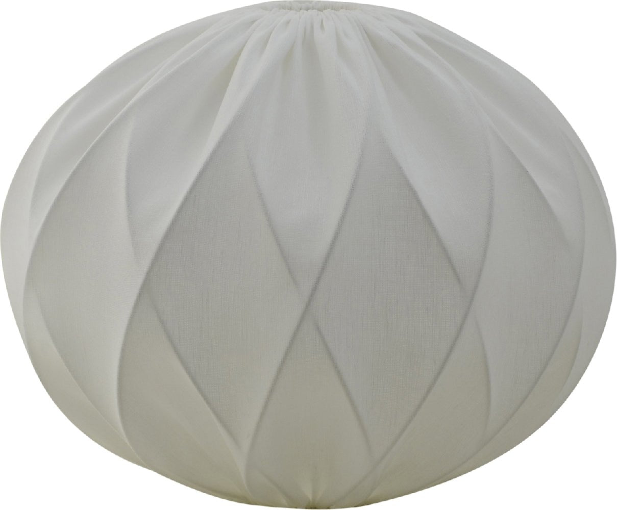 Hallbergs Belysning TWISTER Lampskärm 80cm, Linne Vit - Azalea Home