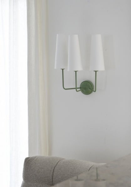 Hallbergs Belysning Valentina Vägglampa, Softgrön - Azalea Home
