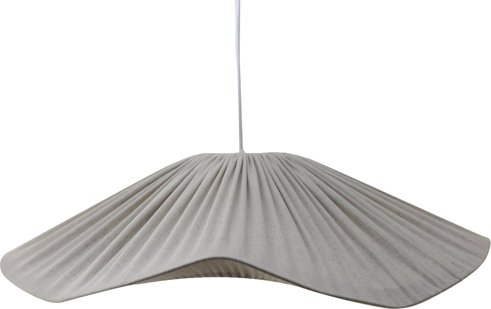 Hallbergs Belysning Wave Lampskärm 70cm, Linne Natur - Azalea Home
