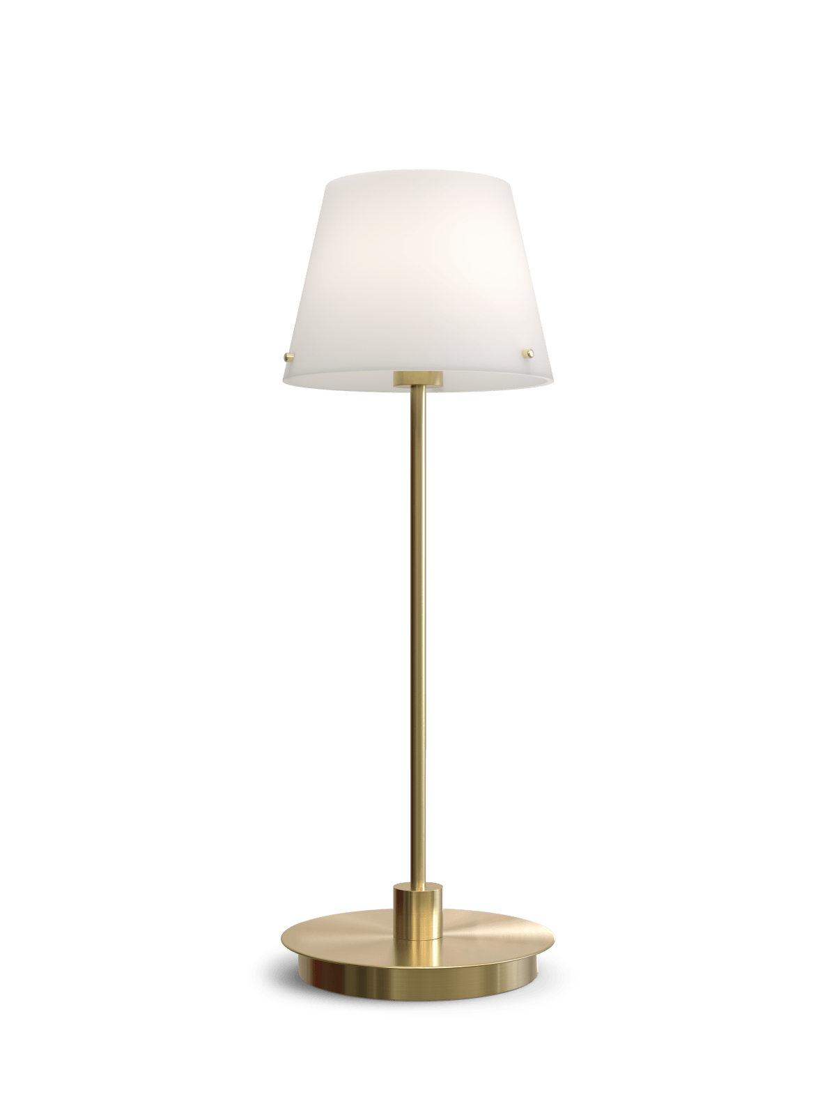 Herstal Bordslampa Gil il Grande satin brass/opal glas - Azalea Home