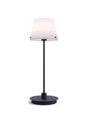 Herstal Bordslampa Gil il Grande svart/opal glas - Azalea Home