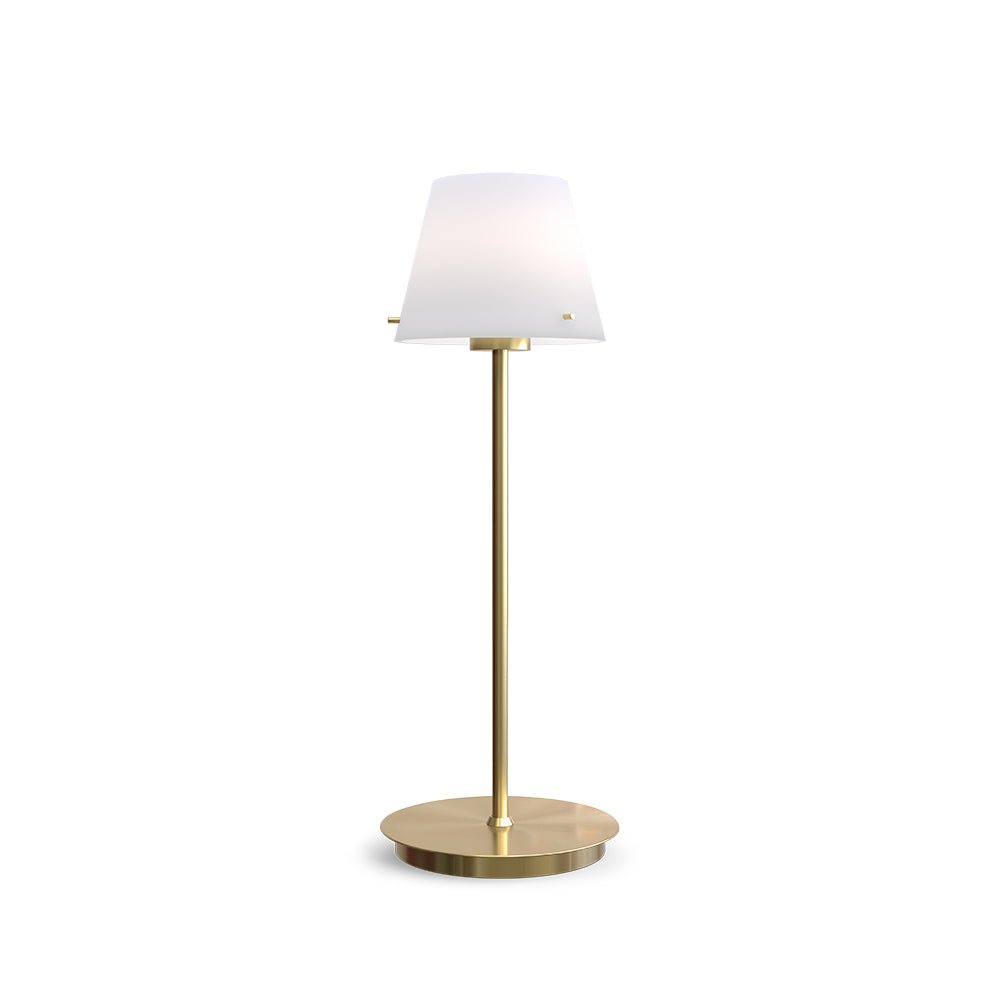 Herstal Bordslampa Gil satin brass - Azalea Home