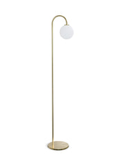 Herstal Golvlampa Ballon mässing/opal glas - Azalea Home
