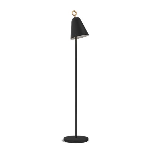 Herstal Golvlampa Bella Ø20 mattsvart - Azalea Home