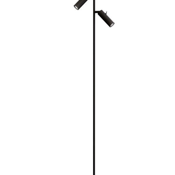 Herstal Golvlampa Pipeline dubbel mattsvart - Azalea Home