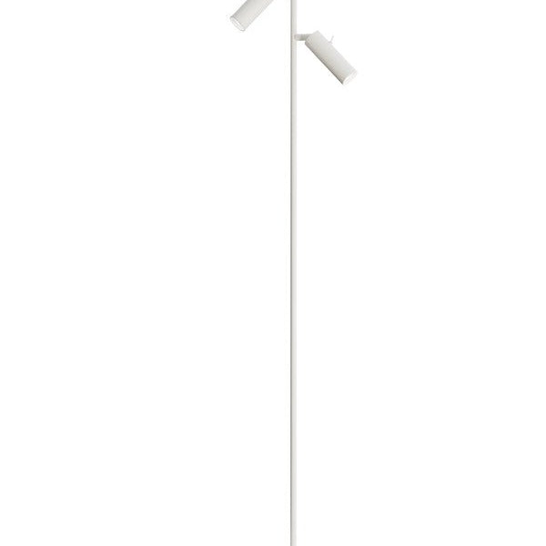 Herstal Golvlampa Pipeline dubbel mattvit - Azalea Home