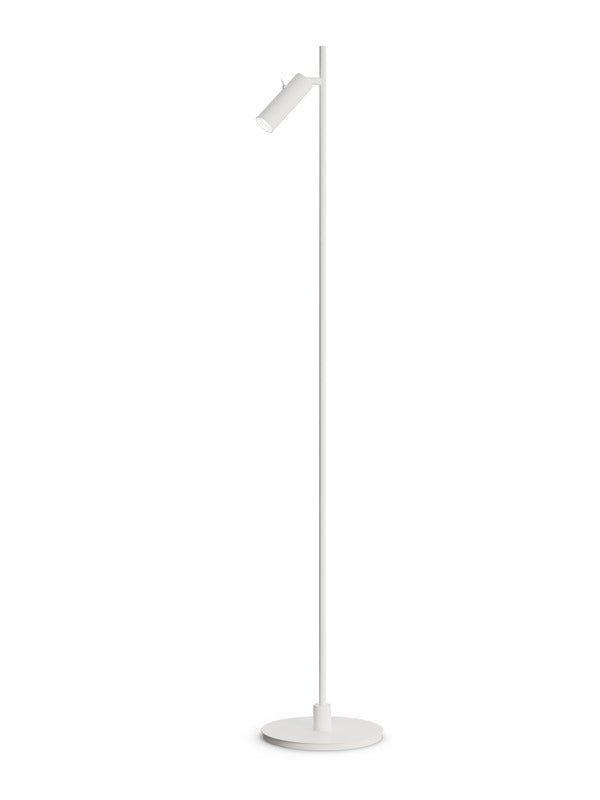 Herstal Golvlampa Pipeline enkel mattvit - Azalea Home