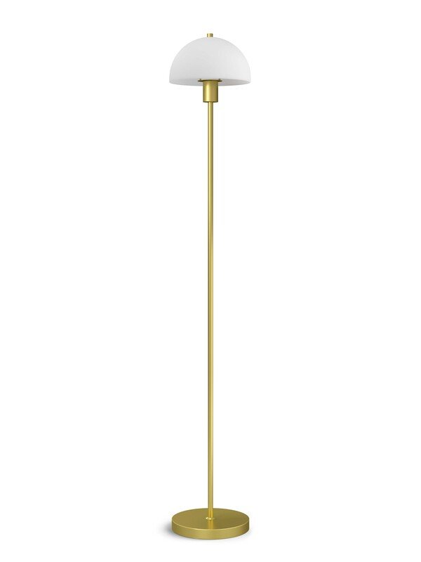 Herstal Golvlampa Vienda mässing/opal glas - Azalea Home