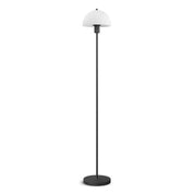 Herstal Golvlampa Vienda svart/opal glas - Azalea Home