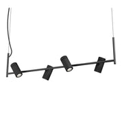 Herstal Pendel Holder linjär 4 lampor svart - Azalea Home