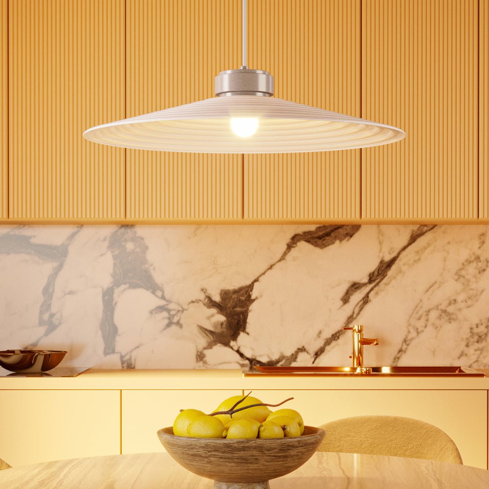 Herstal Pendel Sound L mattvit - Azalea Home