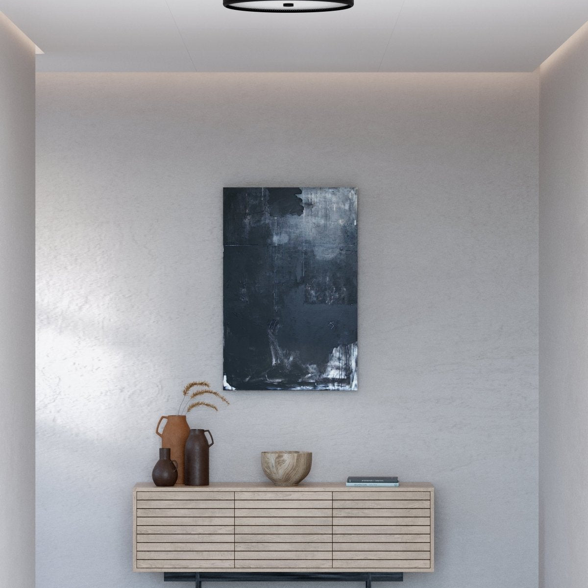 Herstal Plafond Grain L mattsvart - Azalea Home