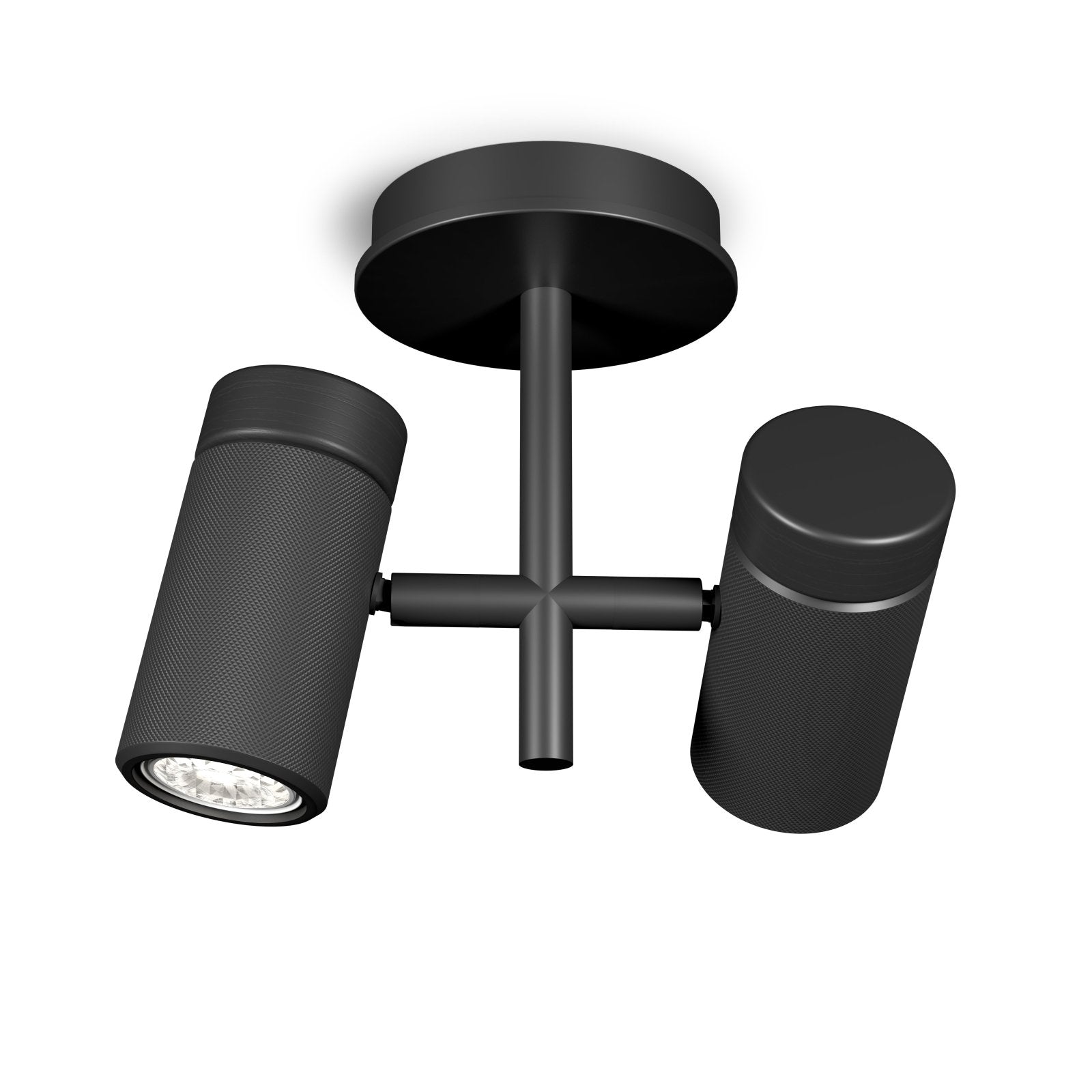 Herstal Spotlight Holder 2 lampor svart - Azalea Home