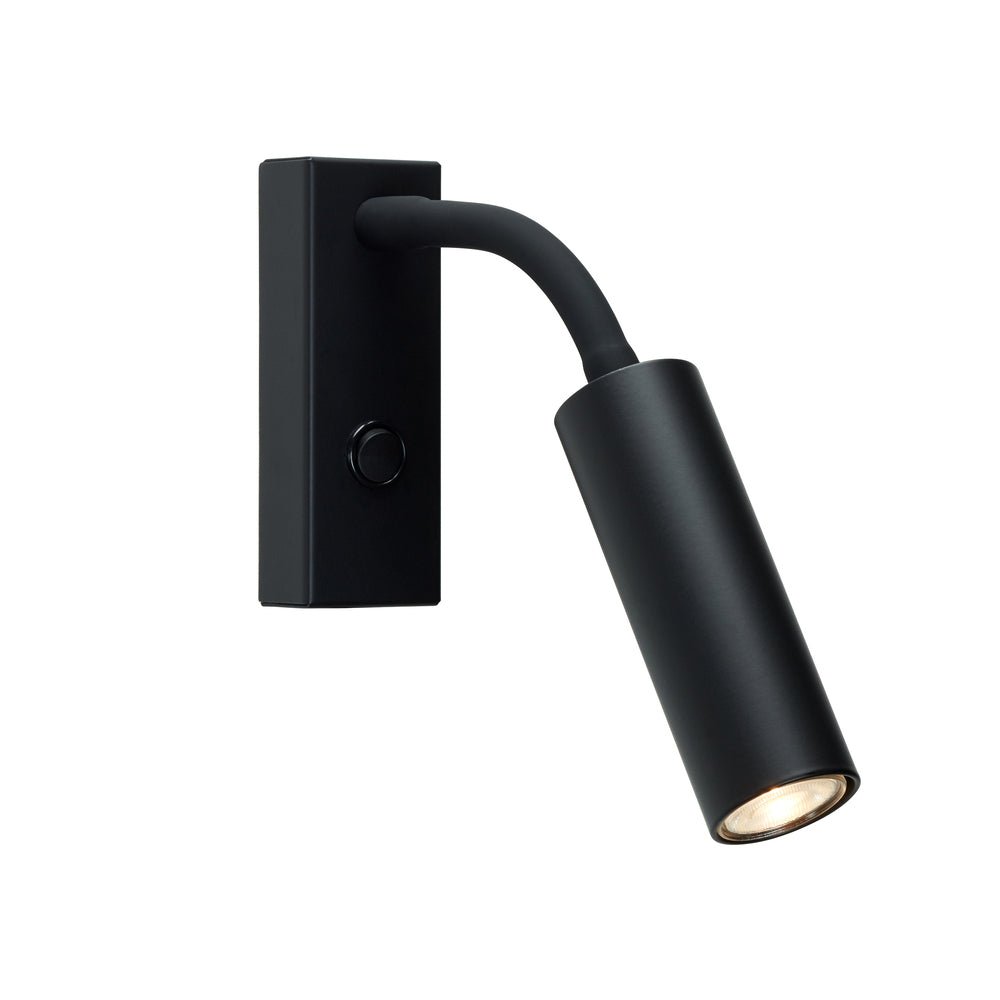 Herstal Vägglampa Pipeline flex mattsvart - Azalea Home