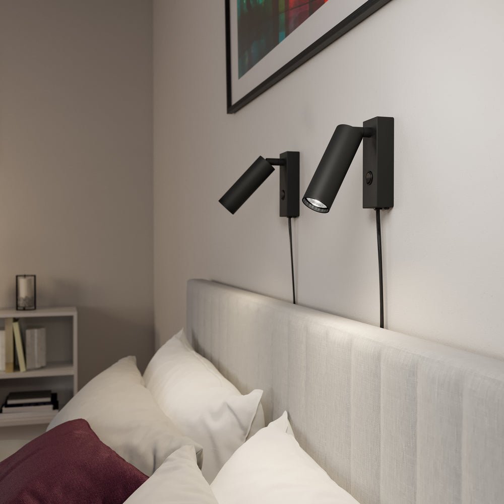 Herstal Vägglampa Pipeline mattsvart - Azalea Home