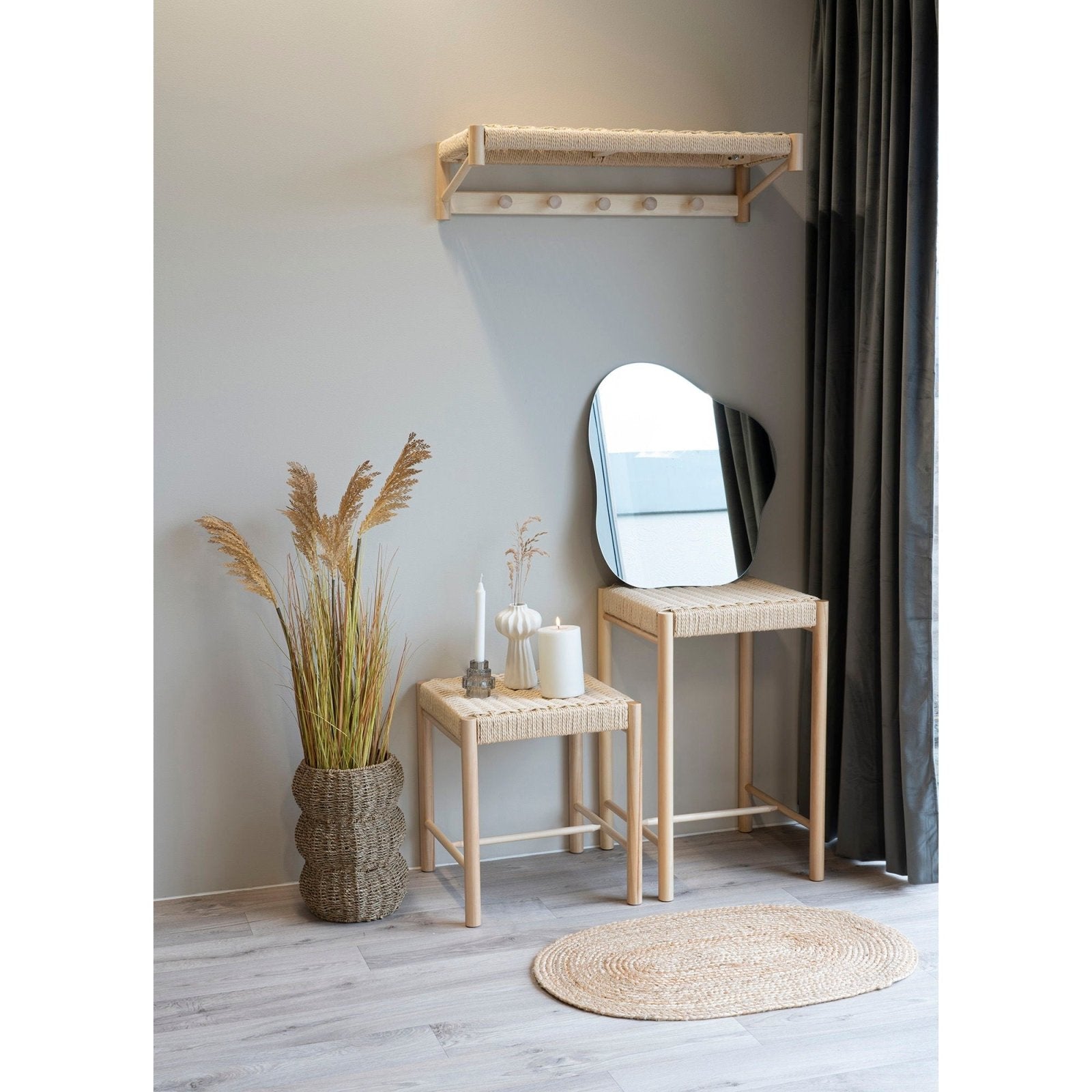 House Nordic Abano pall, Natur - Azalea Home
