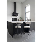 House Nordic Badalona Barstol, Vit - Azalea Home